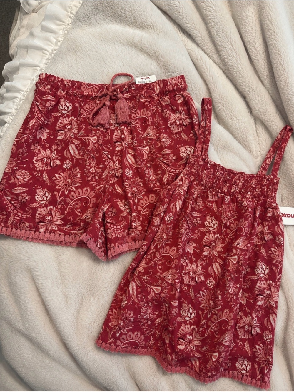 Women's Floral Set - Tank & Shorts